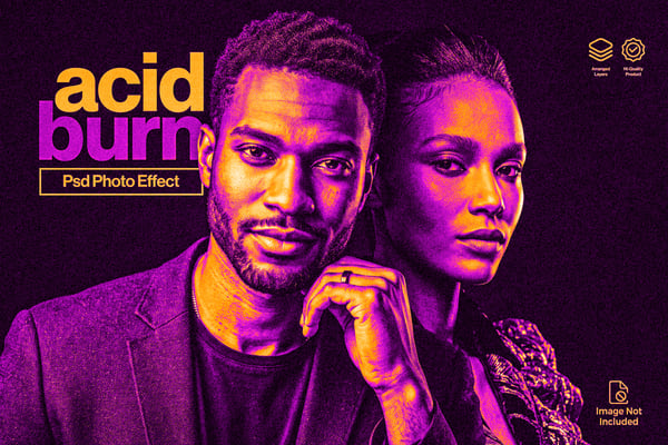 Acid Burn Photo Effect
