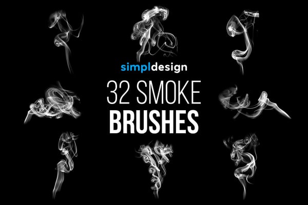 32 Smoke Photoshop Brushes