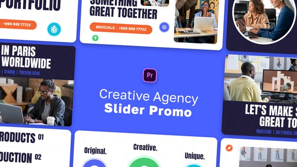 Creative Agency Slider Promo MOGRT