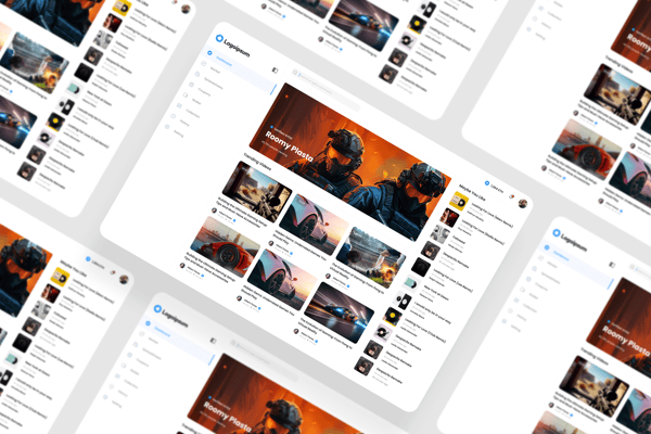 Game Stream Dashboard UI Kit