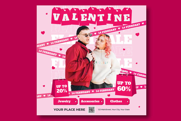 Valentines Sale Socials Media