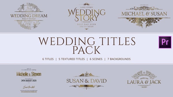 Wedding Titles Pack
