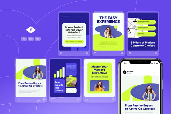Market Insight Behaviour - Instagram Post Template