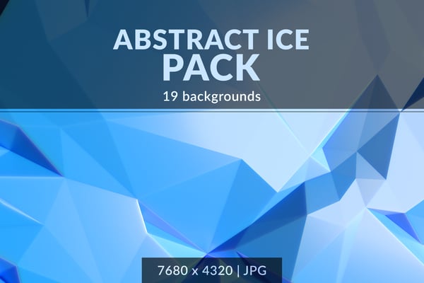 Abstract Ice Backgrounds Pack