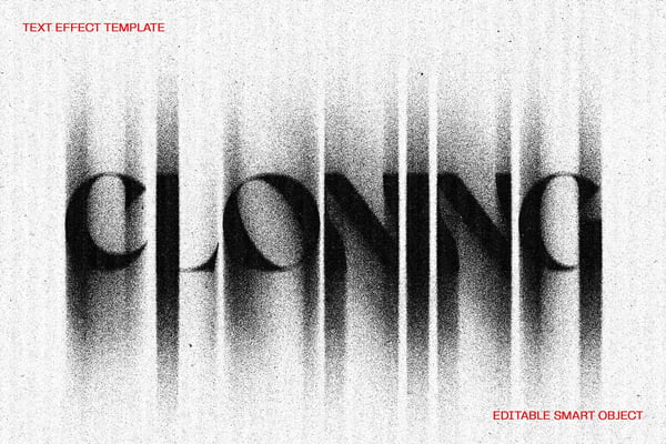 Faded Noise Text Effect