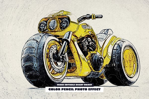 Color Pencil Photo Effect
