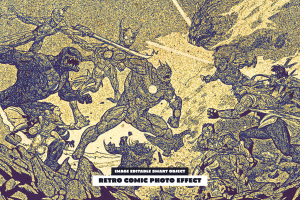 Retro Comic Photo Effect