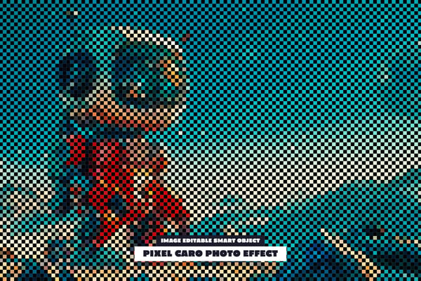 Pixel Caro Photo Effect