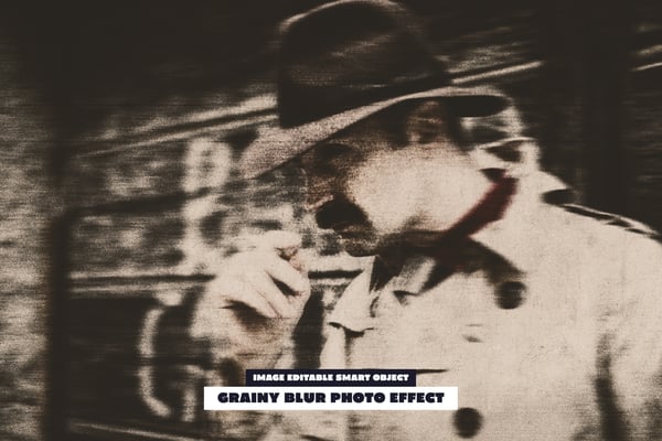 Grainy Blur Photo Effect