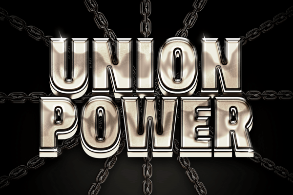Chrome Metallic Text Effect