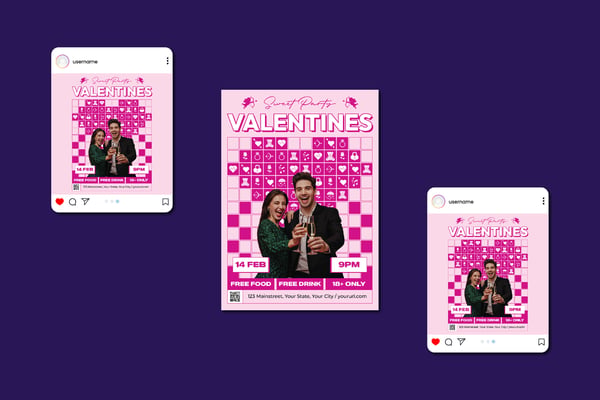 Valentines Party Flyer