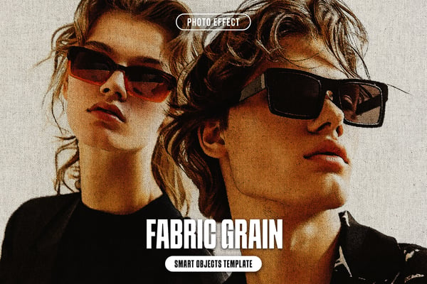 Fabric Grain Photo Effect