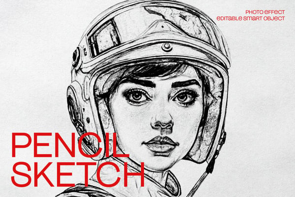 Pencil Sketch Photo Effect