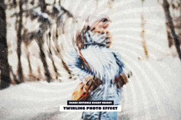 Twirling Photo Effect