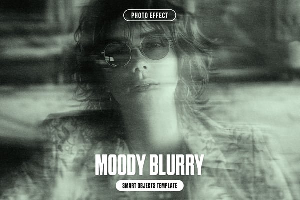 Moody Blurry Photo Effect