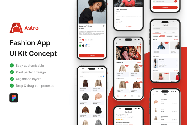 Astro - Fashion Store App UI Kit