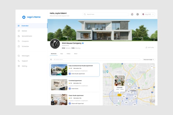 Real Estate Dashboard UI Kit