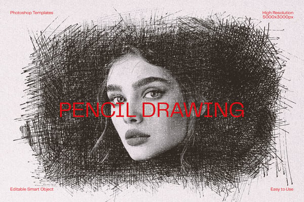 Pencil Drawing Photo Effect