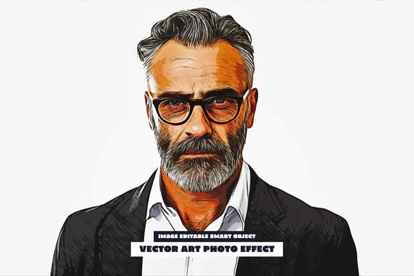 Vector Art Photo Effect