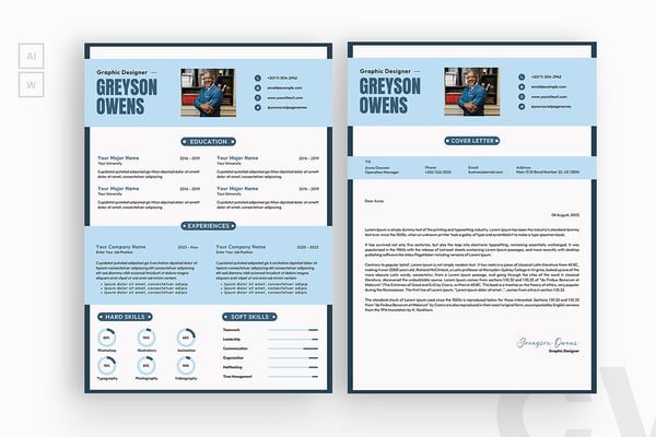 Graphics Minimal Resume CV