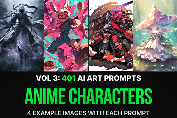 415 Anime Character Prompts: Vol 3