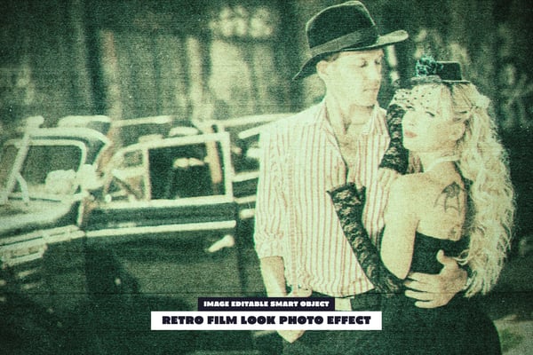Retro Film Look Photo Effect