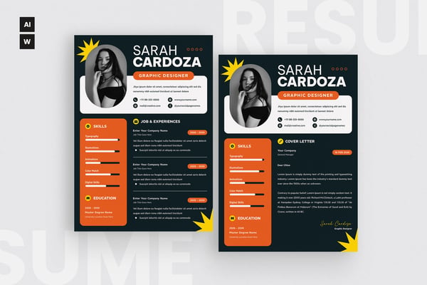 Modern Design Resume CV