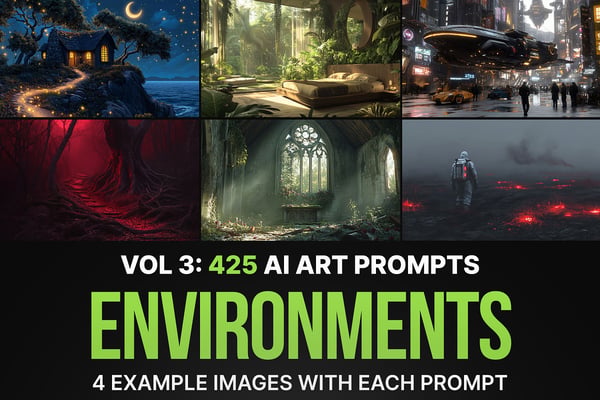 425 AI Art Prompts For Environments
