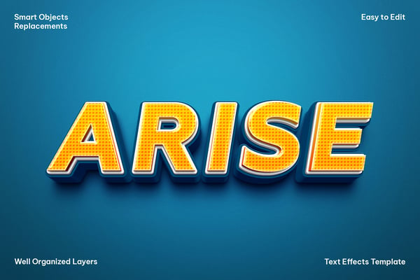 Arise Text Effect