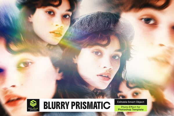 Blurry Prismatic Photo Effect