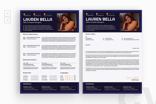 Graphics Resume CV