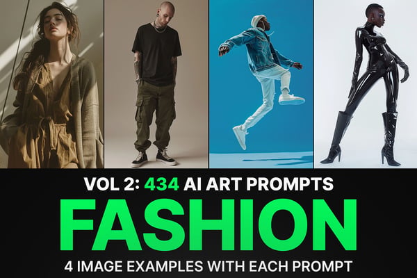 434 Fashion Ai Art Prompts : Vol 2