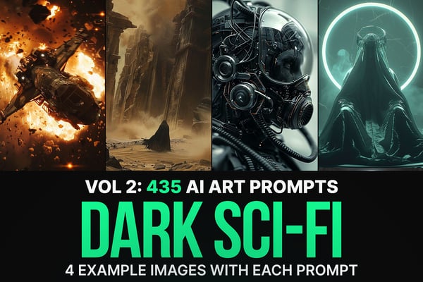 435 MJ Dark Sci-fi Prompts: Vol 2