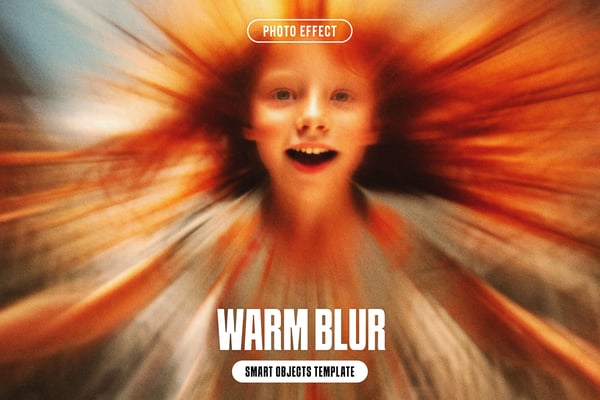 Warm Blur Photo Effect
