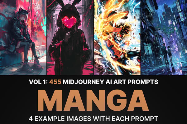 455 Midjourney Prompts For Manga