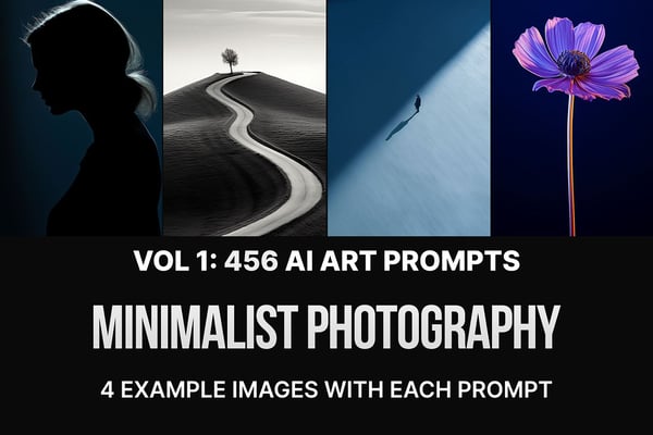 456 MJ Minimal Photography Prompts