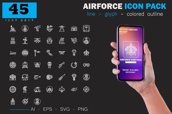 Free Air Force - Icon Pack