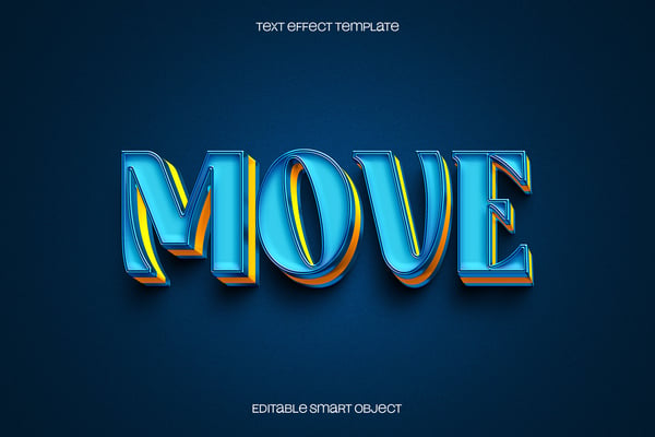 Move Text Effect