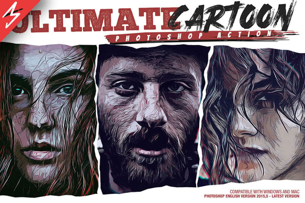 Ultimate Cartoon Photoshop Action