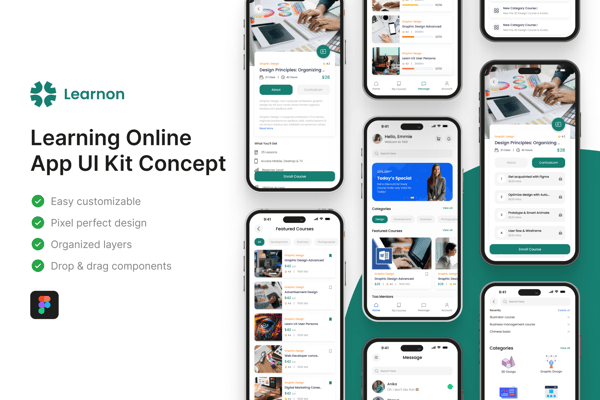 Learnon - Learning Online App UI Kit