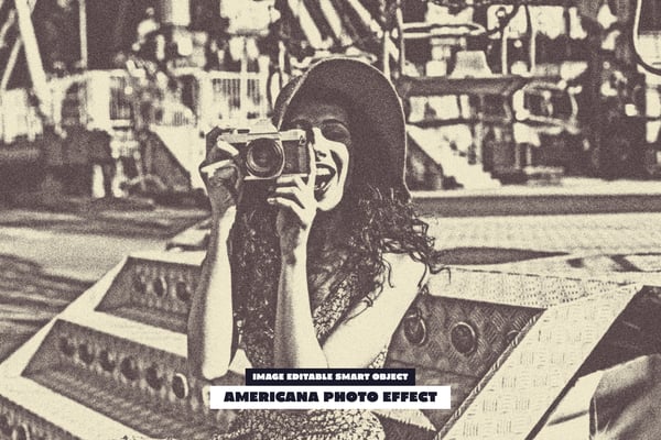 Americana Photo Effect