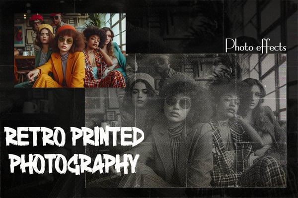 Retro Printed Photography Effects