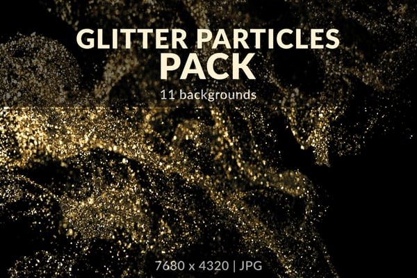 Glitter Particles Backgrounds Pack