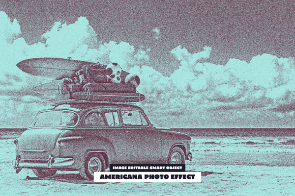 Americana Photo Effect