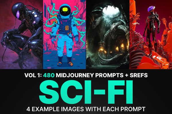 480 Scifi Prompts With Sref Codes