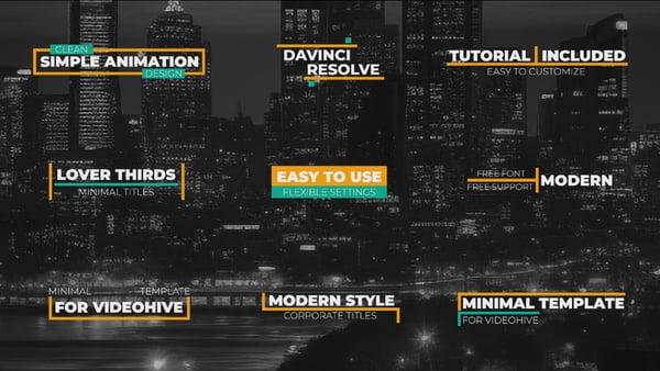 Lower Thirds Animation in Davinci Resolve