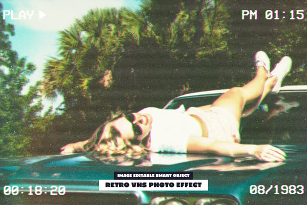 Retro VHS Photo Effect