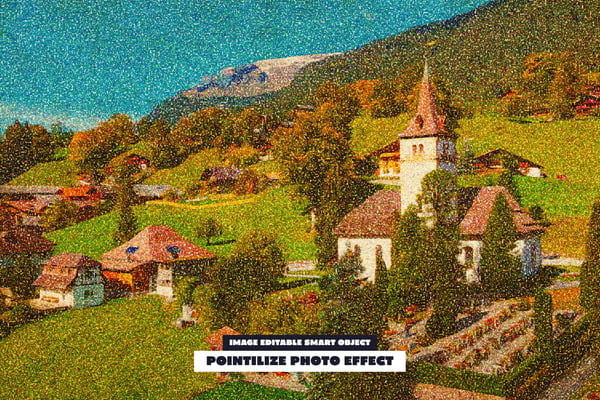 Pointilize Photo Effect