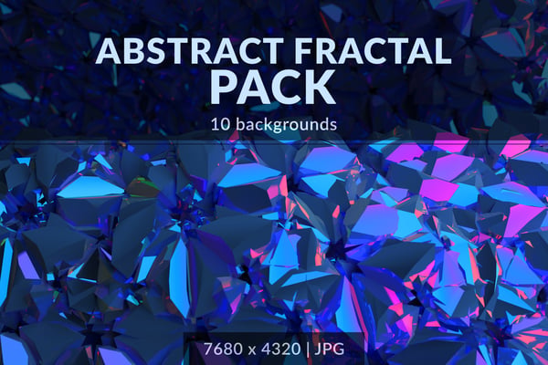 Abstract Fractal Backgrounds Pack