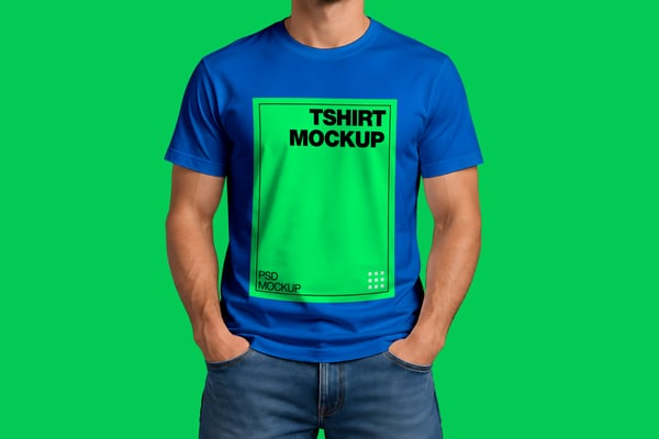 T-Shirt Mockup Bundle – PSD